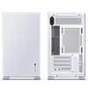 Jonsbo D31 MESH Micro-ATX kompiuterio korpusas, Tempered Glass – baltos spalvos