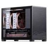 Jonsbo D32 PRO Juodas PC Case, Mini Case, mATX, Tempered Glass – juodas