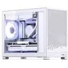 Jonsbo D32 STD Baltas PC-kompiuterio korpusas, Mini-kompiuterio korpusas, mATX, Tempered Glass – baltos spalvos
