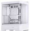 Jonsbo D400 PC-kompiuterio korpusas, Midi Tower, ATX, Tempered Glass – baltos spalvos