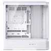 Jonsbo D400 PC-kompiuterio korpusas, Midi Tower, ATX, Tempered Glass – baltos spalvos