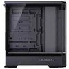 Jonsbo D400 PC-kompiuterio korpusas, Midi Tower, ATX, Tempered Glass – juodos spalvos