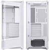Jonsbo D400 PC-kompiuterio korpusas, Midi Tower, ATX, Tempered Glass – baltos spalvos