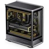 Jonsbo D401 PC-Gehäuse, Midi Tower, ATX, Tempered Glass - juodas