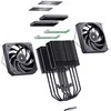Jonsbo HX6280 CPU cooler, PWM, RGB – 130mm, juodas