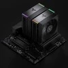 Jonsbo HX6280 CPU cooler, PWM, RGB – 130mm, juodas