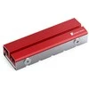Jonsbo M.2-6 SSD aušintuvas 2280 – raudonos spalvos