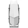 Jonsbo MOD3 Full Tower Showcase, Tempered Glass – baltos spalvos