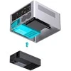 Jonsbo N10 PC-kompiuterio korpusas, Mini-Tower, Mini-ITX – sidabro spalvos