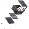Jonsbo NV10 PC case, mini case, ITX – juodas