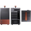 Jonsbo T6 kompiuterio korpusas, Mini-Tower, Mini-ITX, grūdintas stiklas, mediena – Juodas