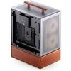 Jonsbo T7 PC Case, Mid Tower, mATX, Tempered Glass – sidabrinis