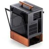 Jonsbo T7 PC Case, Mid Tower, mATX, Tempered Glass – juodas