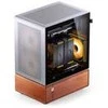 Jonsbo T7 PC Case, Mid Tower, mATX, Tempered Glass – sidabrinis