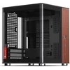 Jonsbo TK-0 PC kompiuterio korpusas, Mini-Tower, Mini-ITX, Tempered Glass, Holz – juodos spalvos