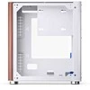 Jonsbo TK-0 PC kompiuterio korpusas, Mini-Tower, Mini-ITX, Tempered Glass, Holz – baltos spalvos
