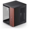 Jonsbo TK-0 PC kompiuterio korpusas, Mini-Tower, Mini-ITX, Tempered Glass, Holz – juodos spalvos