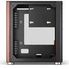 Jonsbo TK-0 PC kompiuterio korpusas, Mini-Tower, Mini-ITX, Tempered Glass, Holz – juodos spalvos