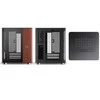 Jonsbo TK-0 PC kompiuterio korpusas, Mini-Tower, Mini-ITX, Tempered Glass, Holz – juodos spalvos
