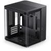 Jonsbo TK-1 2.0 Micro-ATX kompiuterio korpusas, Tempered Glass – juodos spalvos