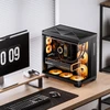 Jonsbo TK-4 Case, Mid-Tower, ATX, Tempered Glass – Juodas
