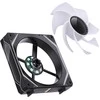 Jonsbo ZL-120BR PWM ARGB korpuso ventiliatorius 3er Pack, Reverse Blade – 120mm, juodos spalvos