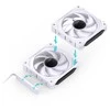 Jonsbo ZL-120W PWM ARGB korpuso ventiliatorius 3er Pack, – 120mm, baltos spalvos
