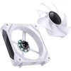 Jonsbo ZL-120W PWM ARGB korpuso ventiliatorius 3er Pack, – 120mm, baltos spalvos
