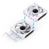 Jonsbo ZL-120WR korpuso ventiliatorius, Reverse Blade, PWM, ARGB – 120mm, baltos spalvos, 3-Pack