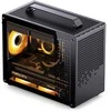 Jonsplus Z20 Micro-ATX kompiuterio korpusas, mit Tragegriff – juodos spalvos