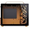 Jonsplus Z20 Micro-ATX kompiuterio korpusas, mit Tragegriff – juodos spalvos/oranžinės spalvos