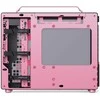 „Jonsplus Z20 Micro-ATX“ korpusas su nešiojimo rankena – juodas/rožinis