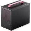 Jonsplus Z20 Micro-ATX case, with carrying handle – juodas/pink