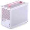 Jonsplus Z20 Micro-ATX kompiuterio korpusas, mit Tragegriff – baltos spalvos/pink