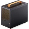 Jonsplus Z20 Micro-ATX kompiuterio korpusas, mit Tragegriff – juodos spalvos/oranžinės spalvos