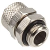 Kein Hersteller Gamintojo jungtis tiesi G1/4 colio į 10/8 mm sidabrinį blizgantį