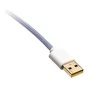 Ducky Premicord Iris Coiled Cable susuktas klaviatūros laidas, USB-C į USB-A – 1,8m