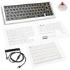 Ducky Outlaw 65 žaidimų klaviatūra, Barebone – Sidabrinis ISO išdėstymas