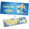 King Kits Ducky x Fallout Vault-Tec Limited Edition One 3 Klaviatūra žaidimams + Pelės kilimėlis - MX-Brown (US)