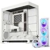 King Kits HAVN HS 420 VGPU PC-Gehäuse + PHANTEKS Glacier One 420D30 X2 DRGB AiO Wasserkühlung - 420mm, baltas