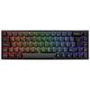 AKKO 3068B Plus Juodas&amp;auksinis Belaidė klaviatūra žaidimams, mechanisch, RGB - V3 Kreminis Geltona, ISO (DE), juodas