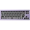 Akko MonsGeek M7 VIA Barebone žaidmų klaviatūra, 65%, Hot-Swappable, RGB, ANSI išdėstymas - violetinės spalvos