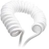 Klaviatūra Ducky Coiled Cable susuktas klaviatūros laidas – Baltas Edition