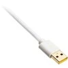 Klaviatūra Ducky Coiled Cable susuktas klaviatūros laidas – Baltas Edition