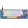 Klaviatūra Ducky Mecha SF Limited Dawn Edition, RGB LED – MX Silent Raudona