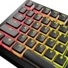 Klaviatūra Glorious Aura V3 Keycaps, ANSI išdėstymas US, PBT, Doubleshot – juodos spalvos