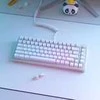 Klaviatūra „Glorious GMMK ABS Doubleshot V2 UK“ bazinis komplektas – baltos spalvos