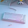 Klaviatūra Glorious GMMK ABS Doubleshot V2 USA Base Kit – baltos spalvos