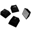 Klaviatūra Glorious GPBT su pašvietimu Keycaps, ANSI išdėstymas US, PBT, Dye-Sub – juodos spalvos