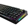 Klaviatūra Glorious GPBT su pašvietimu Keycaps, ANSI išdėstymas US, PBT, Dye-Sub – juodos spalvos